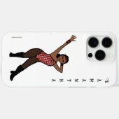 Coques Case-Mate iPhone Danseur personnalisé impression blanche # 1 (Verso (horizontal))