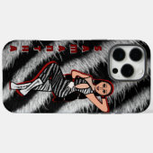Coques Case-Mate iPhone Danseur personnalisé Red Zebra #2 (Verso (horizontal))