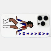 Coques Case-Mate iPhone Danseur personnalisé RWB Mix # 1 (Verso (horizontal))