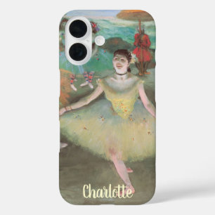 Coques iPhone 16 Danseuse au bouquet, s'inclinant d'Edgar Degas