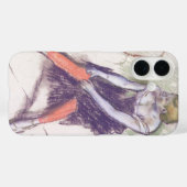 Coques Case-Mate iPhone Danseuse aux bas rouges d'Edgar Degas (Verso (horizontal))