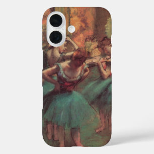 Coques iPhone 16 Danseuses, rose et vert par Edgar Degas