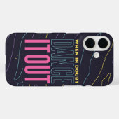 Coques Case-Mate iPhone Dansez - Neon Vibes (Verso (horizontal))