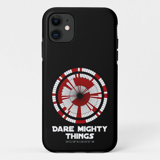 Coques Case-Mate iPhone Dare Mighty Things Perseverance Mars Rover Landing (Dos)