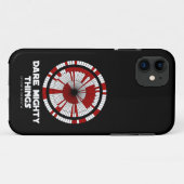 Coques Case-Mate iPhone Dare Mighty Things Perseverance Mars Rover Landing (Dos (Horizontal))