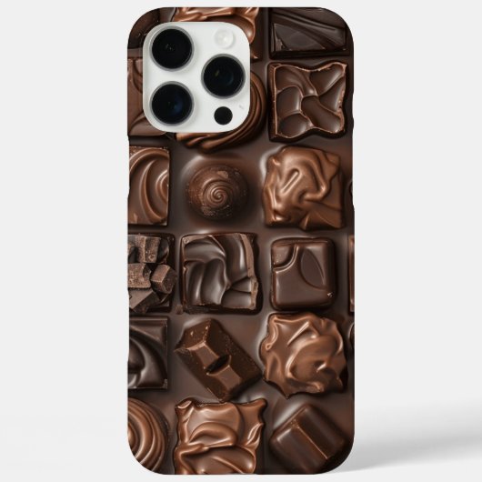 Coques Case-Mate iPhone Dark Belgium Chocolate Dream iPhone 16 Pro Max (Verso)