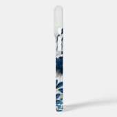 Coques Case-Mate iPhone Dark Blue Flowers  (Verso / Gauche)