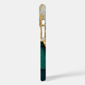 Coques Case-Mate iPhone Dark Blue, Green & Gold (Verso / Gauche)