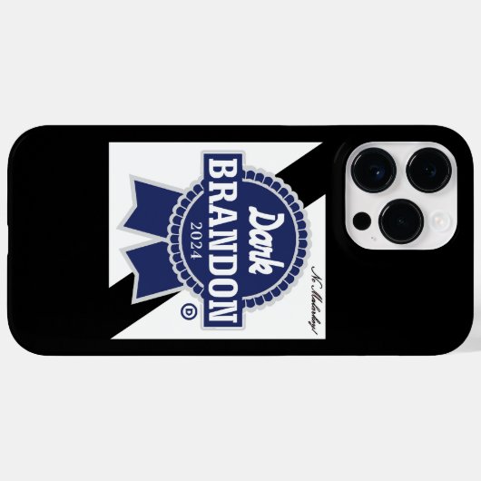 Coques Case-Mate iPhone Dark Brandon 2024 (Verso (horizontal))