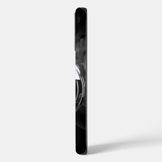 Coques Case-Mate iPhone Dark Chrome Orb – Ultra-Premium Futuristic Aesthet (Verso / Gauche)
