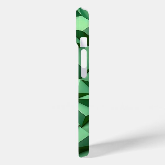 Coques Case-Mate iPhone Dark Green Geometric iPhone Case Bold and Modern (Verso / Gauche)