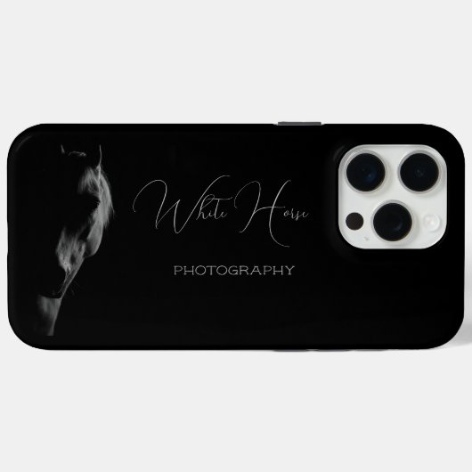 Coques Case-Mate iPhone Dark Horse Personnalisé (Verso (horizontal))