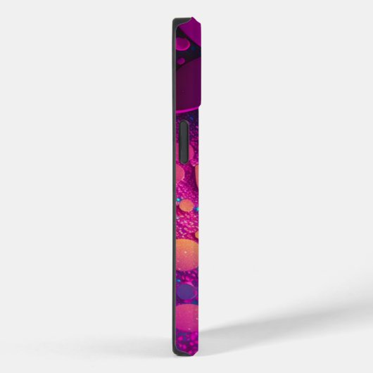 Coques Case-Mate iPhone Dark Magenta Aqua Parties scintillant iPhone Mate (Verso / Droite)