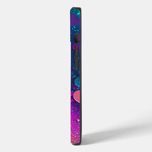 Coques Case-Mate iPhone Dark Magenta Aqua Parties scintillant iPhone Mate  (Verso / Gauche)