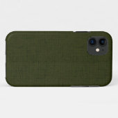 Coques Case-Mate iPhone Dark olive textured (Dos (Horizontal))