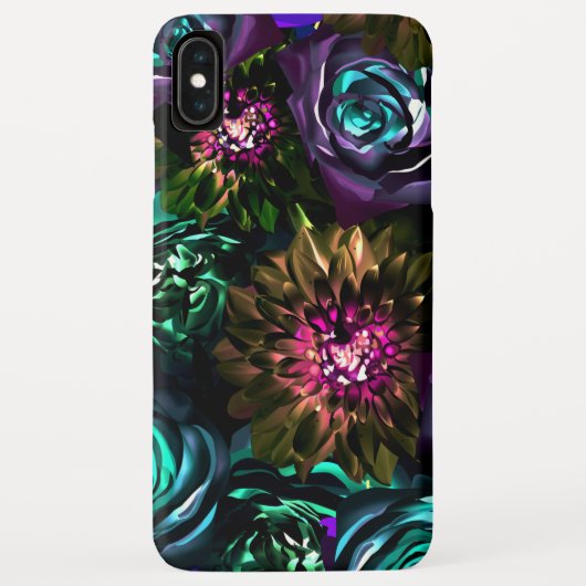 Coques Case-Mate iPhone Dark Wonderland Gras Glamor Floral Fleurs (Dos)