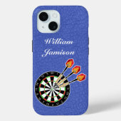 Coques Case-Mate iPhone Darts sport with Dartboard and Darts personalize (Verso)