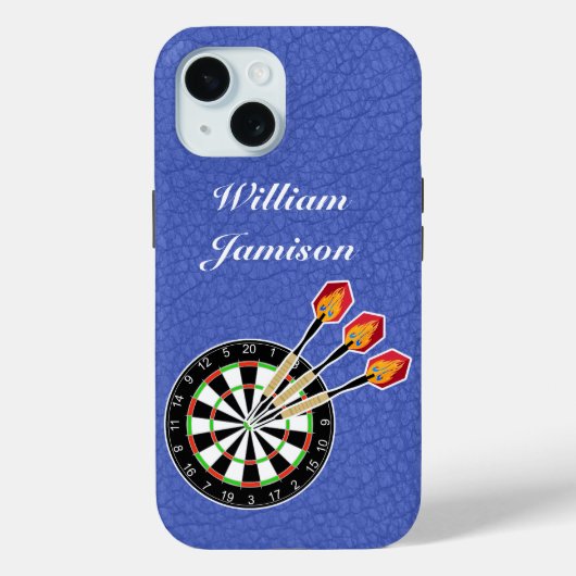 Coques Case-Mate iPhone Darts sport with Dartboard and Darts personalize (Verso)