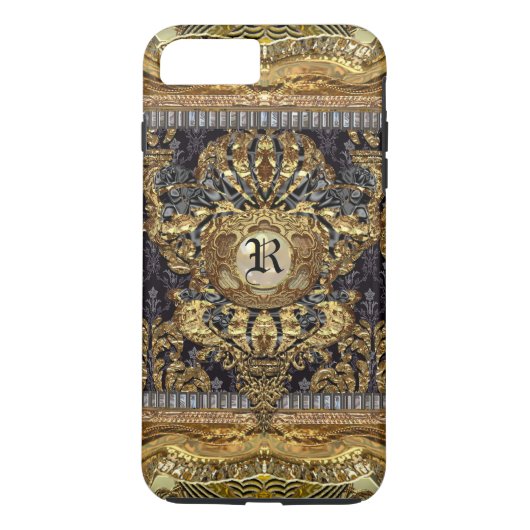 Coques Case-Mate iPhone Dashford Royal ElegantBaroque Monogramme Plus (Dos)