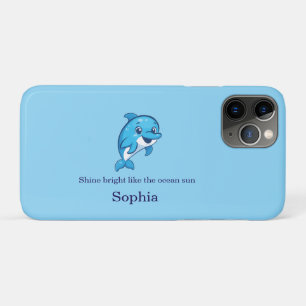 Case-Mate iPhone Case Dauphin bleu mignon et heureux dessin animé créatu