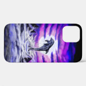 Coques Case-Mate iPhone Dauphin clair de lune (Verso (horizontal))