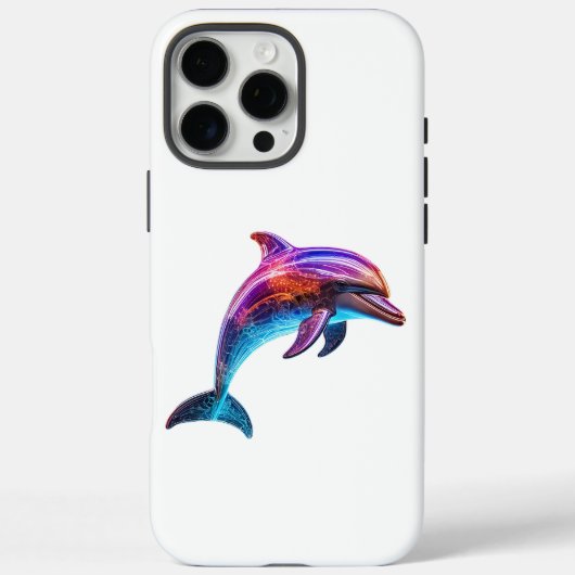 Coques Case-Mate iPhone Dauphin coloré vif (Verso)