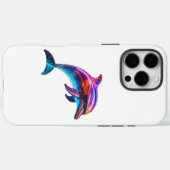 Coques Case-Mate iPhone Dauphin coloré vif (Verso (horizontal))