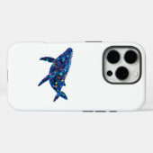Coques Case-Mate iPhone Dauphin Diamant - Art Vibrant (Verso (horizontal))