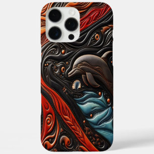 Coques iPhone 16 Pro Max Dauphin gracieux en mouvement