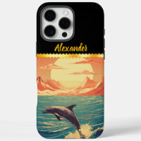 Dauphin sautant gracieusement à travers l'océan