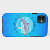 Coques Case-Mate iPhone Dauphin Sun maori (Dos (Horizontal))