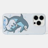 Coques Case-Mate iPhone Dauphins (Verso (horizontal))
