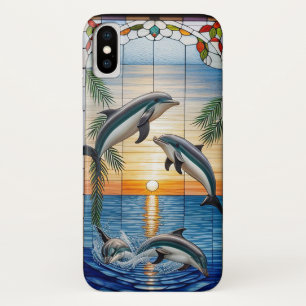 Case-Mate iPhone Case Dauphins sautant au coucher du soleil sur l'océan