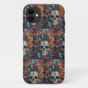 Case-Mate iPhone Case Dazzling Sugar Skull Art : Jour du Motif mort