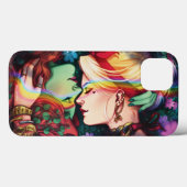 Coques Case-Mate iPhone DC Pride Harley Quinn & Poison Ivy Comic Cover (Verso (horizontal))