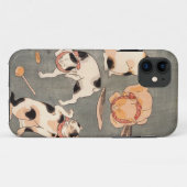 Coques Case-Mate iPhone ） de 上 de （de たとえ尽の内, chats japonais de 国芳 (1), (Dos (Horizontal))