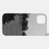 Coques Case-Mate iPhone De beaux arbres et la nature dans le brouillard (Verso (horizontal))