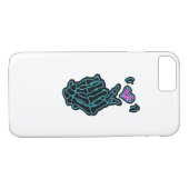 Coques Case-Mate iPhone De Belles Mains De Squelette Avec Un Signal Coeur (Dos (Horizontal))