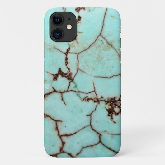 Coques Case-Mate iPhone De la série Gemstone - Turquoise Cracked (Dos)