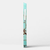 Coques Case-Mate iPhone De la série Gemstone - Turquoise Cracked Coque- (Verso / Gauche)