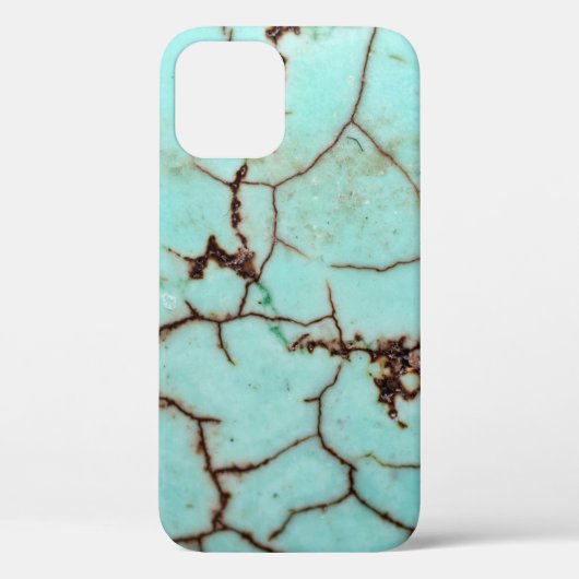Coques Case-Mate iPhone De la série Gemstone - Turquoise Cracked Coque- (Verso)