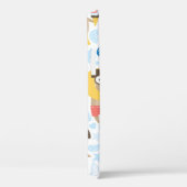 Coques Case-Mate iPhone De mignons carlins en vacances. motif avec carlin  (Verso / Droite)