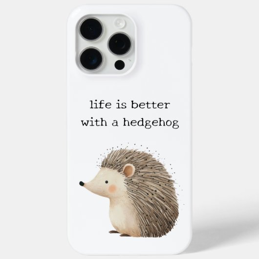 Coques Case-Mate iPhone De mignons hérissons (Verso)