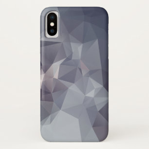 Coque iPhone X De nombreuses nuances de Motif de la pyramide gris