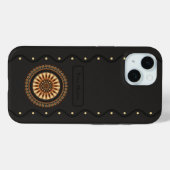 Coques Case-Mate iPhone de style étrusque (Verso (horizontal))