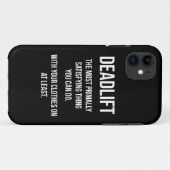 Coques Case-Mate iPhone Deadlift - Funny Gym - Novelty Workout (Dos (Horizontal))