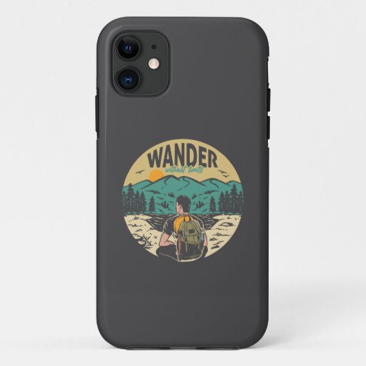Coques Case-Mate iPhone Déambuler sans limites (Dos)