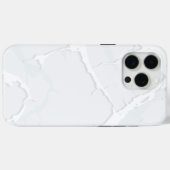 Coques Case-Mate iPhone Débris de marbre blanc élégant (Verso (horizontal))