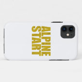 Coques Case-Mate iPhone Début alpin (Topo) (Dos (Horizontal))