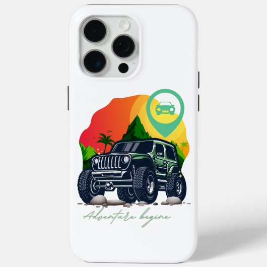 Coques Case-Mate iPhone début de l'aventure, hors route (Verso)